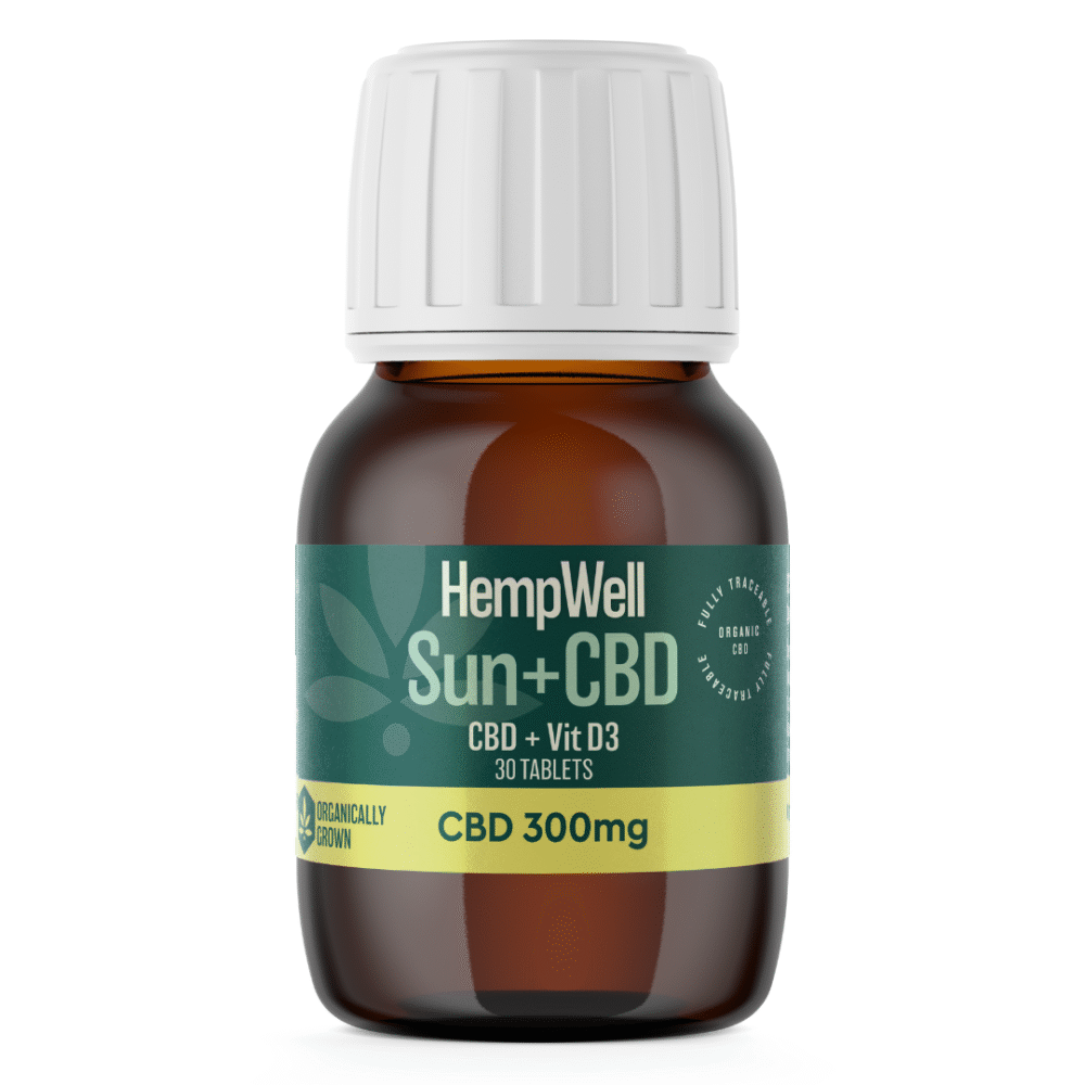 CBD TABLETS 300MG WITH VITAMIN D (30 X 10MG)