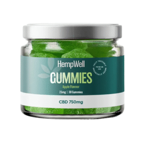 CBD Apple Gummies 750mg (30 x 25mg)
