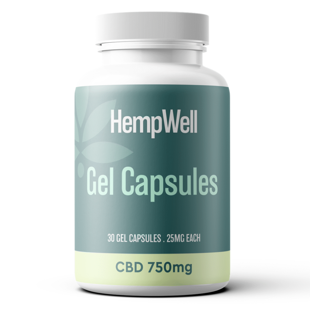 CBD Capsules 750mg - 1500mg - 30 tabs